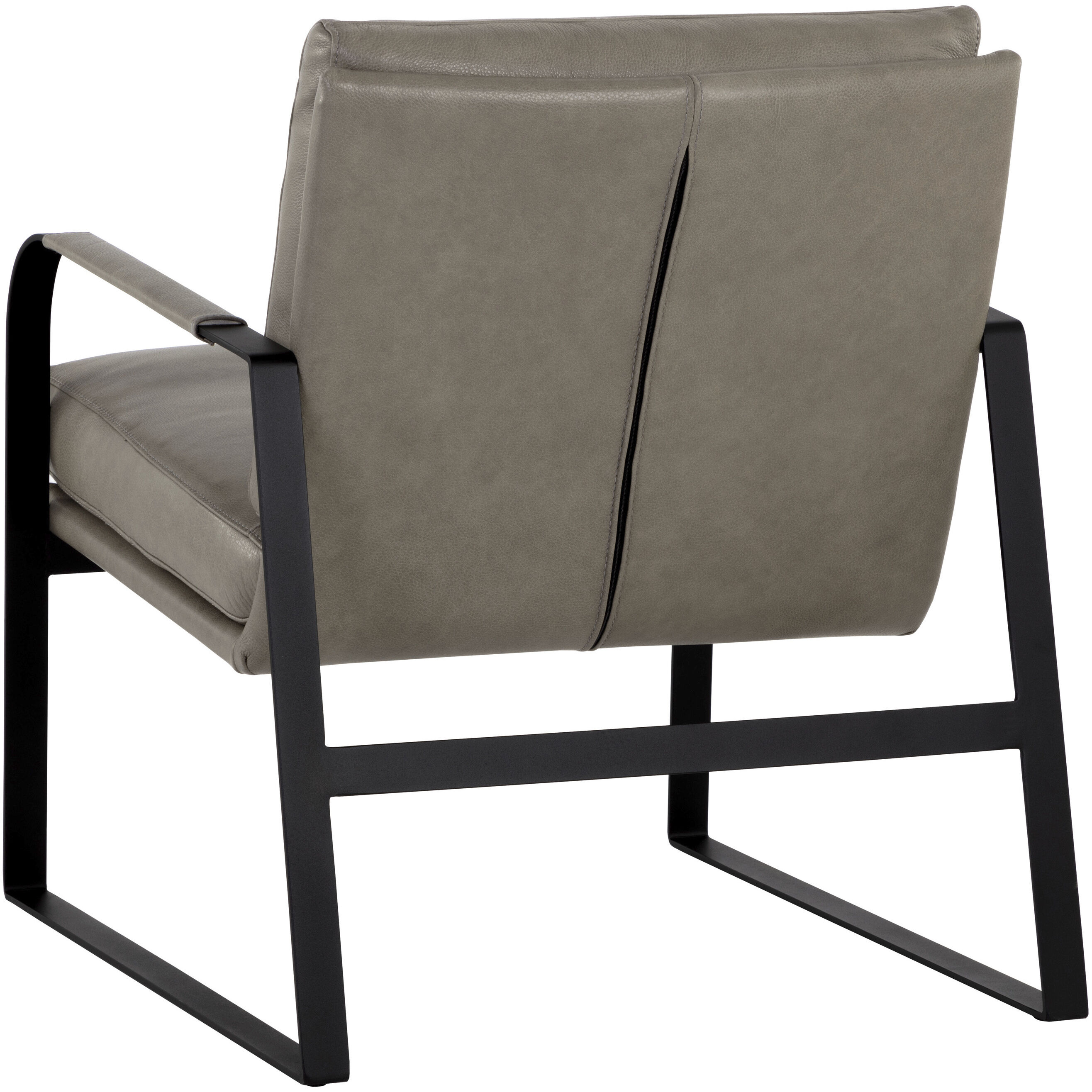 Sterling Missouri Stone Leather Lounge Chair